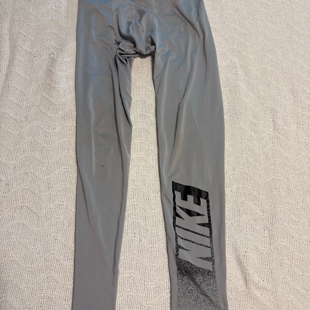 M men nike Pro grey long sports tights